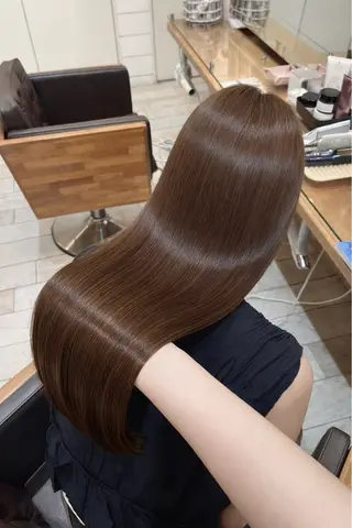 カラー Miwa🦋渋谷/ 透明感カラー/セットのヘアスタイル