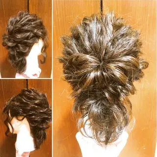 ミディアム ヘアアレンジ ✨🌿大人可愛い愛さ れhair🌿✨松本のヘアスタイル