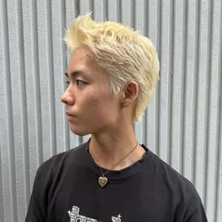 ショート カラー メンズ 京都駅メンズカット/ パーマ/Keigoのヘアスタイル