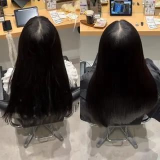 セミロング 髪質改善ヘアケア 艶髪特化/上田のヘアスタイル