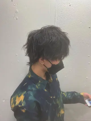ショート カラー パーマ ヘアアレンジ メンズ 名古屋駅/トップス タイリスト/大黒拓哉のヘアスタイル
