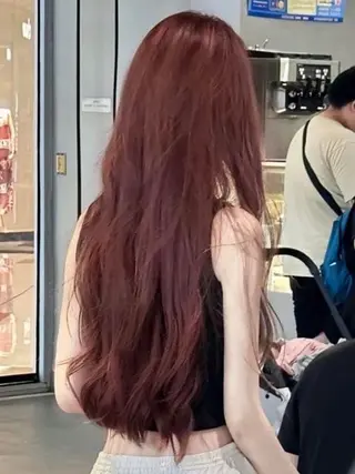 ロング カラー 艶モテ・韓国スタイル 🤍りんのヘアスタイル