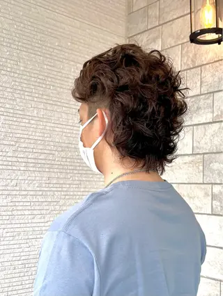 ミディアム パーマ YUKA .のヘアスタイル