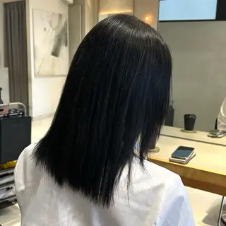 カラー サラ艶/韓国ヘア ︎🌟璃奈 (ﾘﾅ)のヘアスタイル