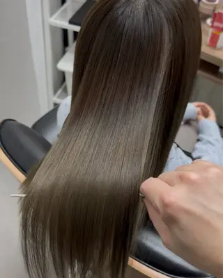 ロング カラー 艶髪改善師/高橋潤 /縮毛矯正のヘアスタイル