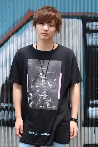 ショート カラー パーマ メンズ 及川 翔のヘアスタイル