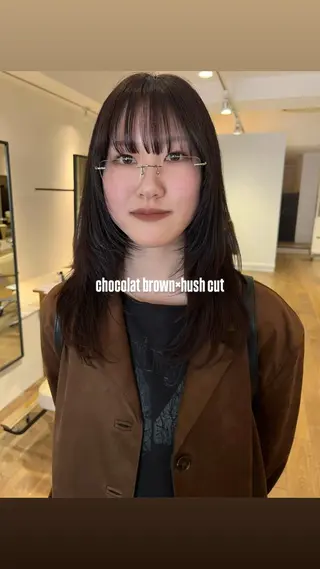 セミロング カラー KNACK/天王寺 美容室/レイヤーのヘアスタイル