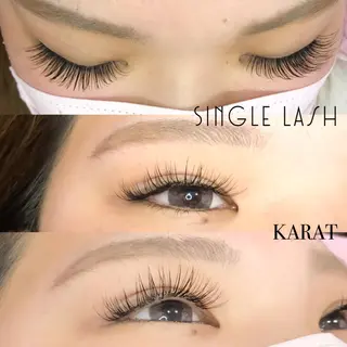 マツエク・マツパ ★KAEDE★伊勢崎 【KARAT】のマツエク・マツパデザイン