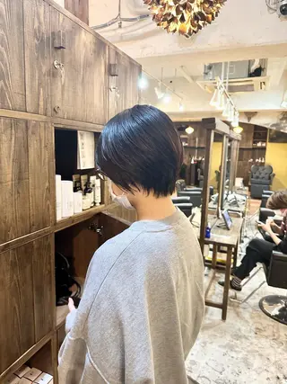 ショート カラー ショート/ボブ /髪質改善/内山翔太のヘアスタイル