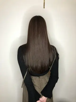 ロング パーマ 髪質改善ストレート/ kurachiのヘアスタイル