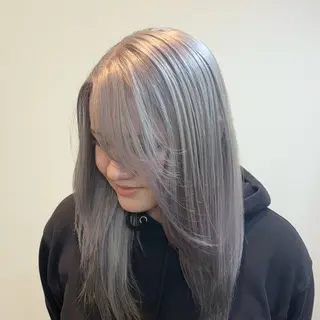 ロング カラー 久保 日菜奏のヘアスタイル