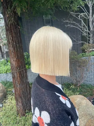 ショート 安田和洋 ブリーチカラー特化のヘアスタイル