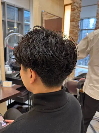 パーマ メンズ ⭐️透明感カラー/ パーマ⭐️宮野翔のヘアスタイル