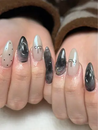 ネイル dimples yuki🎀 ꒷꒦♡のネイルデザイン