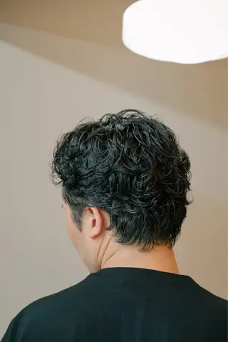 ミディアム カラー パーマ メンズ 🔗メンズサロン🔗 Kieのヘアスタイル