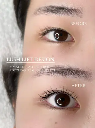 マツエク・マツパ Liun’sh mahiのマツエク・マツパデザイン