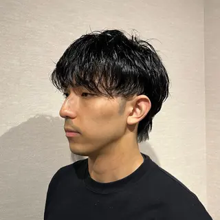 パーマ メンズ 押上/ショート・ボブ /パーマ/山口卓朗のヘアスタイル