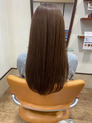 ロング カラー サプリームヘア 飯田みち瑠のヘアスタイル