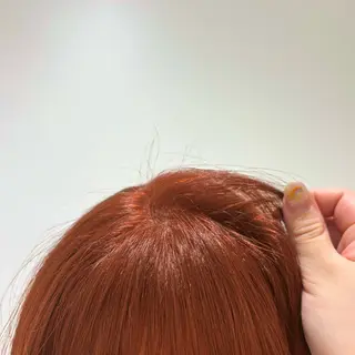 ミディアム カラー 💗暖色/ブリーチ/ レイヤー/横浜/メイのヘアスタイル