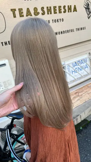 ロング カラー 渋谷　今泉ひろき 髪質改善×美髪矯正のヘアスタイル