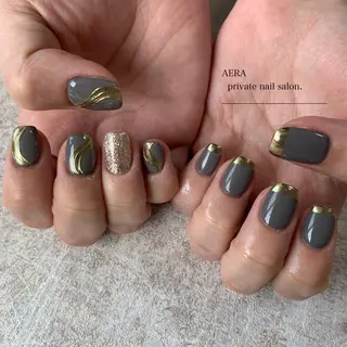 ネイル AERA nail shino🐱⸝꙳のネイルデザイン