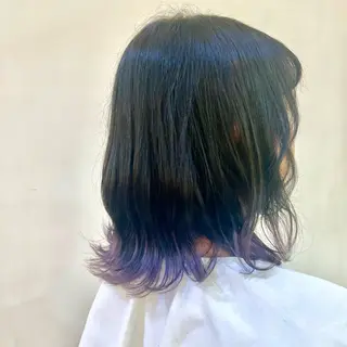 ミディアム 莉 奈のヘアスタイル