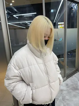 ショート 福山 晴香のヘアスタイル