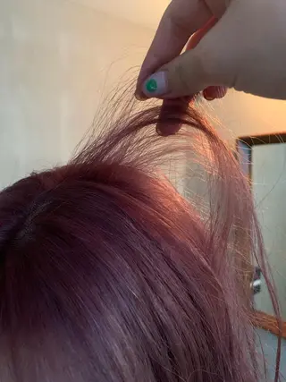 セミロング kana shimizuのヘアスタイル