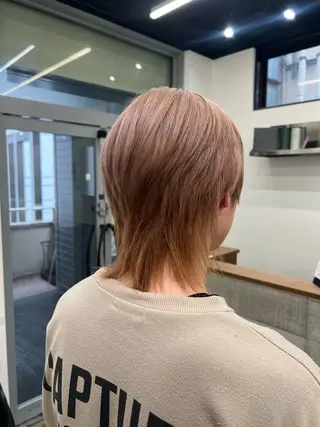 ショート カラー ハイトーン/ウルフ/ ボブ/増田のヘアスタイル