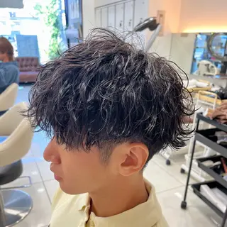 パーマ メンズ Ash 武蔵新城店のヘアスタイル