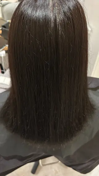 ロング カラー 似合わせ 顔周りYUUGAのヘアスタイル