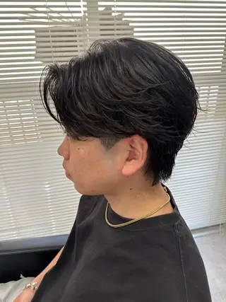 ショート パーマ メンズ ユウ🪄 パーマ指名No1のヘアスタイル
