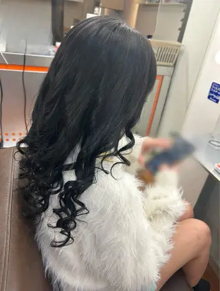 ロング カラー 天神カラーモデル募集 nanaのヘアスタイル