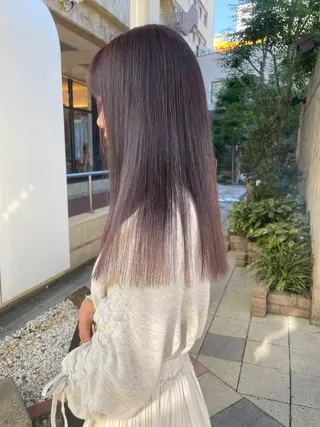 ロング カラー 🙃 透明感カラー/ボブのヘアスタイル