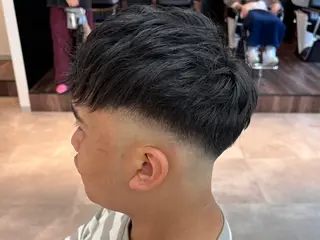 ショート メンズ 🔥フェードカット/ パーマ特化🔥/森のヘアスタイル