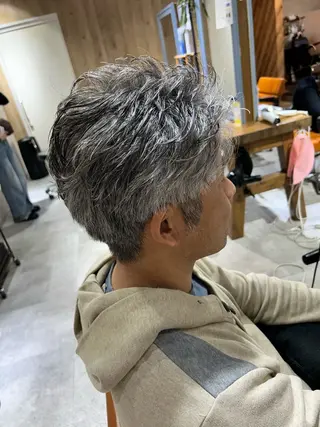 パーマ メンズ Rigoletto所属・ショート/レイヤー 🎀細沼玲花のヘアスタイル