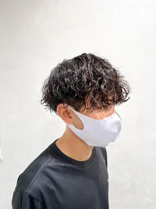 パーマ メンズ 瀬野凌介/メンズ カット/パーマのヘアスタイル