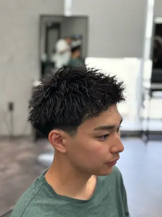 ショート パーマ メンズ 🌴メンズ特化🌴 坂本七星のヘアスタイル