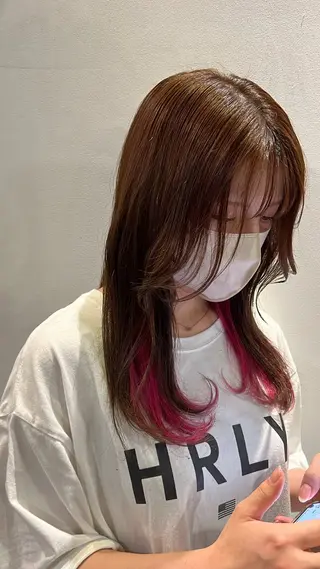 ミディアム レイヤーパーマ＊ NOBUのヘアスタイル