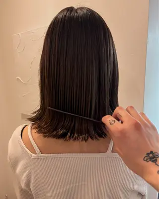 ミディアム 峰尾 陽斗のヘアスタイル