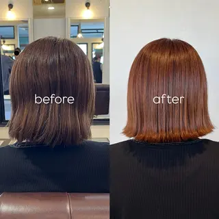 ミディアム カラー ヘアアレンジ 山口 凜花のヘアスタイル