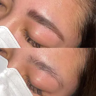 パーマ メンズ アイブロウ Mumu眉毛,ネイル モデル募集中🪄のネイルデザイン