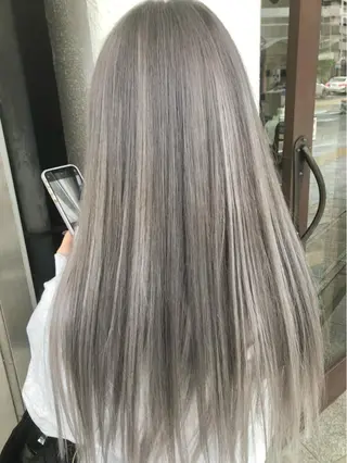 カラー ダブルスキルエクステ /羽エクステ白石宇由のヘアスタイル