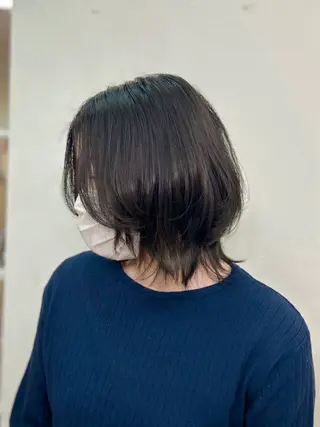 ミディアム 冨田 豊のヘアスタイル