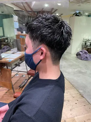 メンズ イズミ ナナコのヘアスタイル