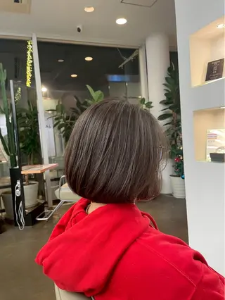 ショート ヘアアレンジ 🎧ayaka/ボブ /透明感カラー🩵のヘアスタイル