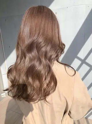 ロング カラー ☕️ベージュカラー 内藤光哉☕️のヘアスタイル