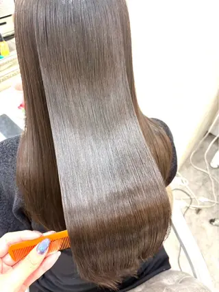 ロング カラー 梶  睦🌟 似合わせカットのヘアスタイル