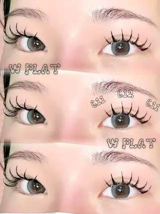 マツエク・マツパ ICY❁⃘eye aikaのマツエク・マツパデザイン