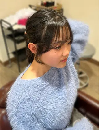 セミロング 💫レイヤーカット✨ 透明感カラー工藤雄大のヘアスタイル